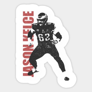 VINTAGE JASON KELCE STENCIL Sticker